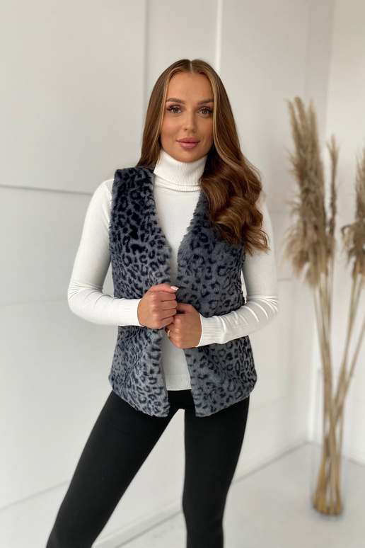 Grafīta krāsas veste