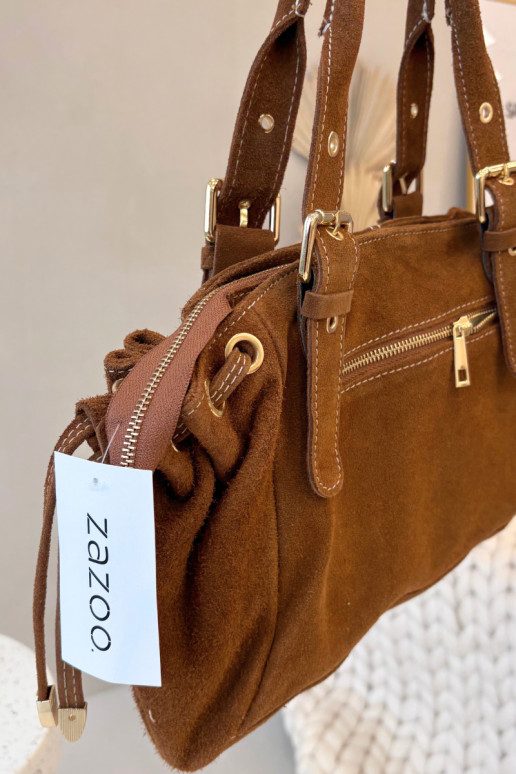 Soma Z Naturalnego Zamszu brūnas krāsas Danira