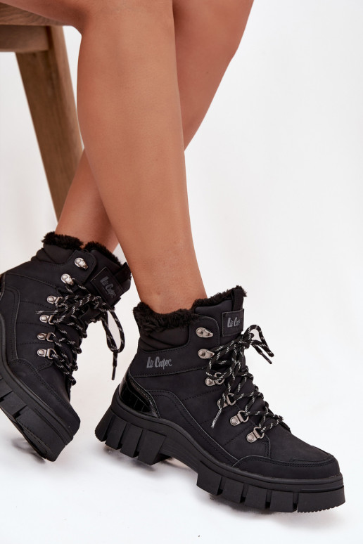 siltināti apavi  Lee Cooper LCJ-25-31-3911 Melns siltināti apavi  Lee Cooper LCJ-25-31-3911 Melns