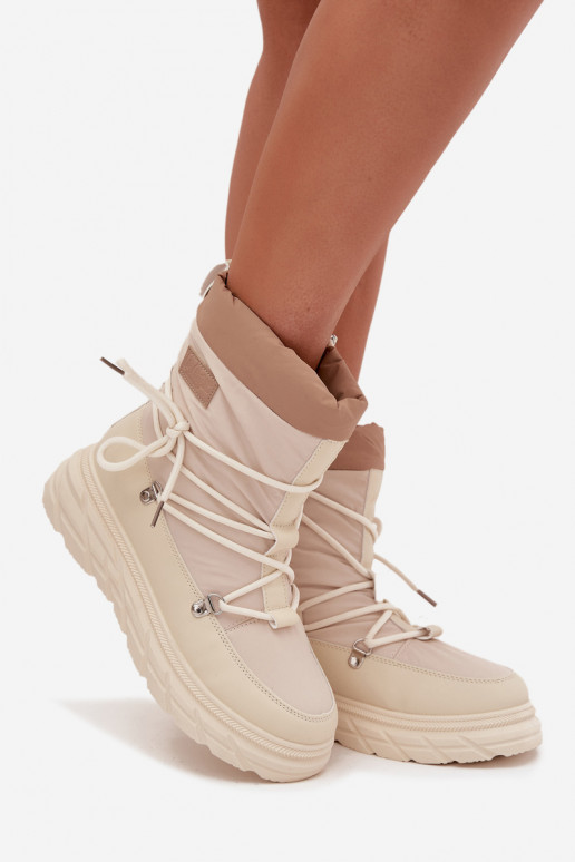 sniega apavi   Lee Cooper LCJ-25-44-3931 smilšu krāsas sniega apavi   Lee Cooper LCJ-25-44-3931 smilšu krāsas