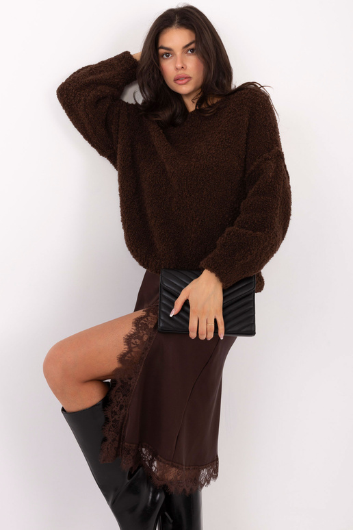 Džemperis tumši brūns