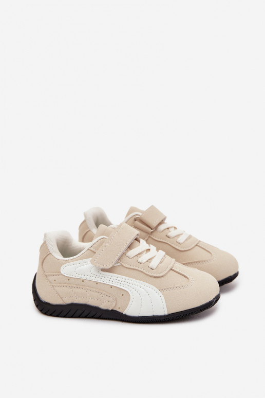 apavi Bērnu apavi Z ar lipīgām aizdarēmem smilšu krāsas Perrin