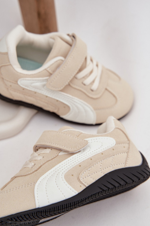 apavi Bērnu apavi Z ar lipīgām aizdarēmem smilšu krāsas Perrin