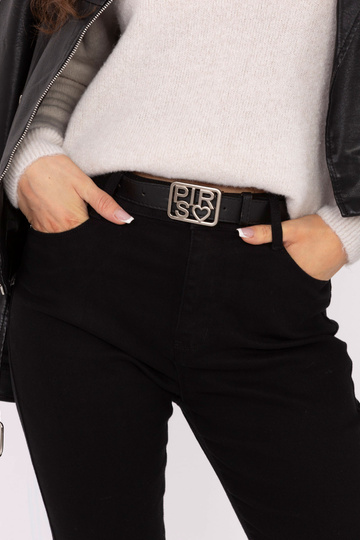 Melnas džinsa bikses 2