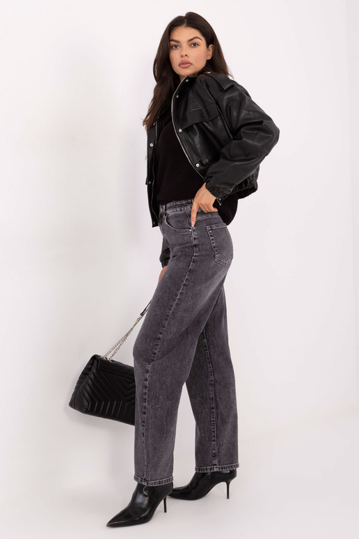 Tumši pelēkas džinsa bikses