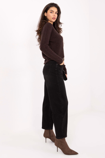 Melnas džinsa bikses 2