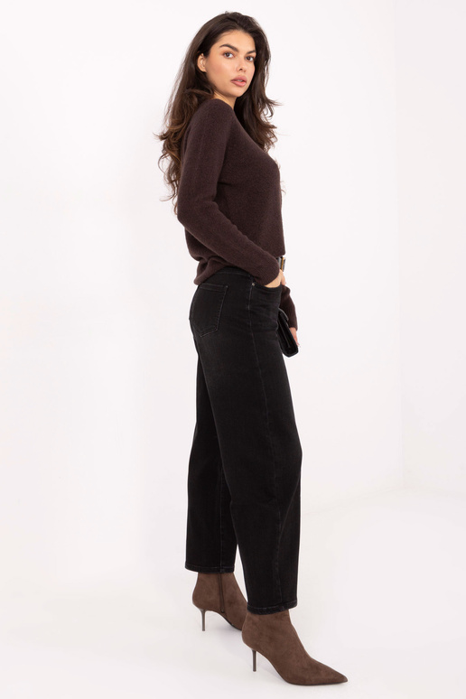 Melnas džinsa bikses