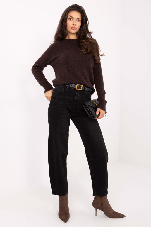 Melnas džinsa bikses