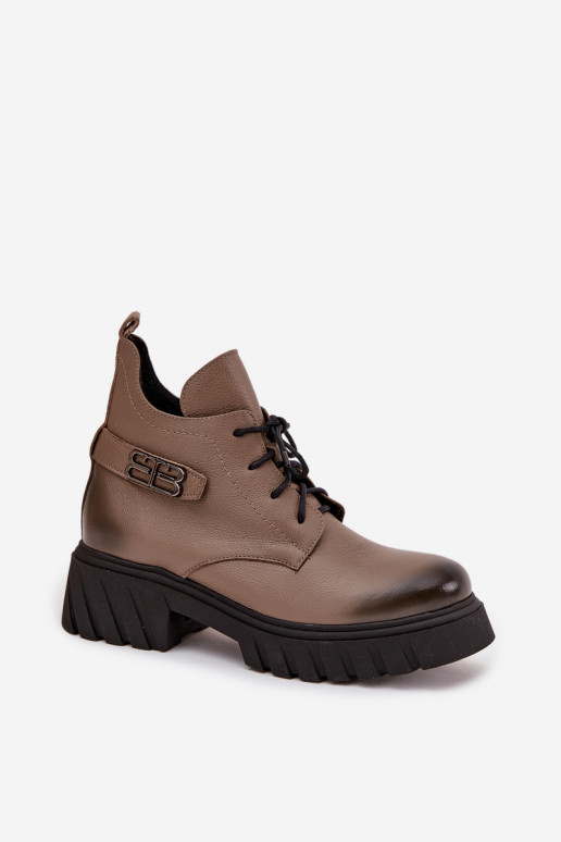 Zazoo 60483  Augsti jāšanas zābaki siltināti smilšu krāsas