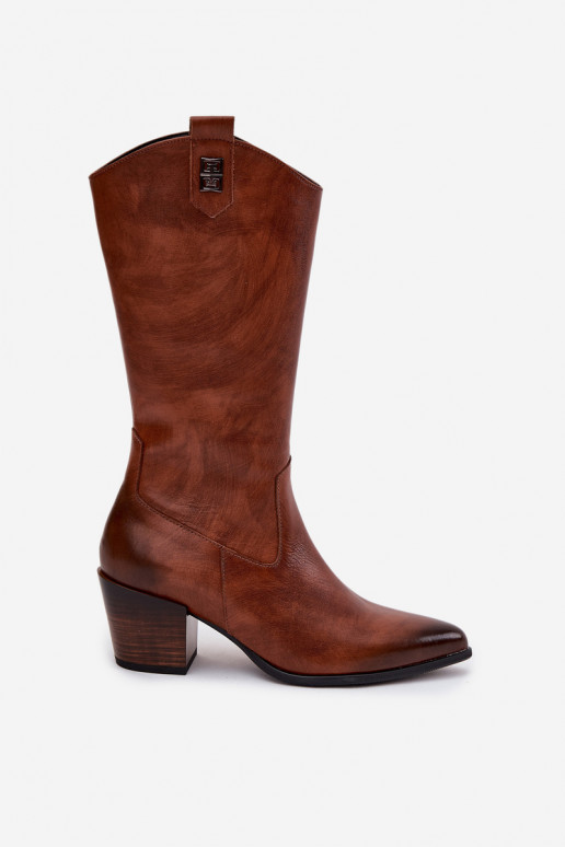   garie zābaki  ar papēdi siltināti Zazoo 70155 brūnas krāsas