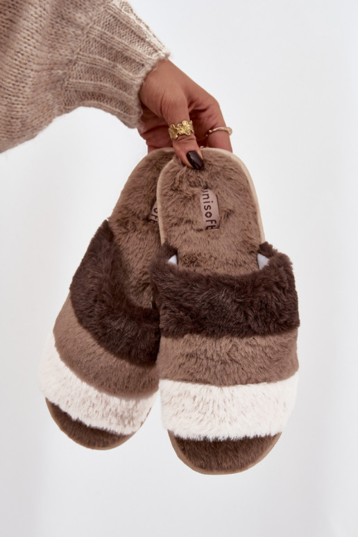  Čības  Ar svītrām brūnas krāsas Tahlisse