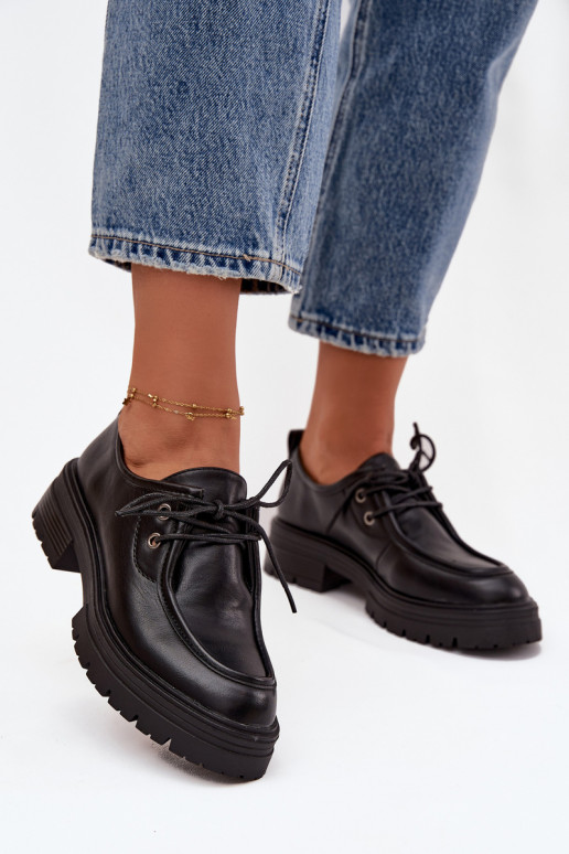 apavi  no eko ādas Melns Adrelle