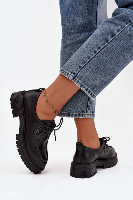 apavi  no eko ādas Melns Adrelle