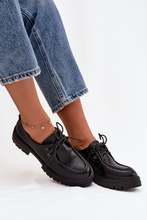 apavi  no eko ādas Melns Adrelle