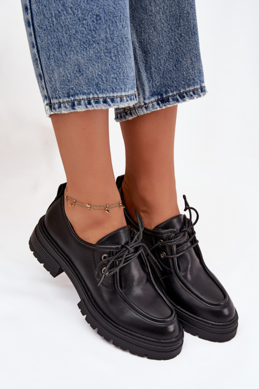 apavi  no eko ādas Melns Adrelle