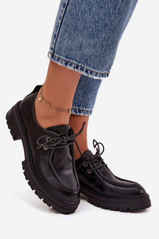 apavi  no eko ādas Melns Adrelle