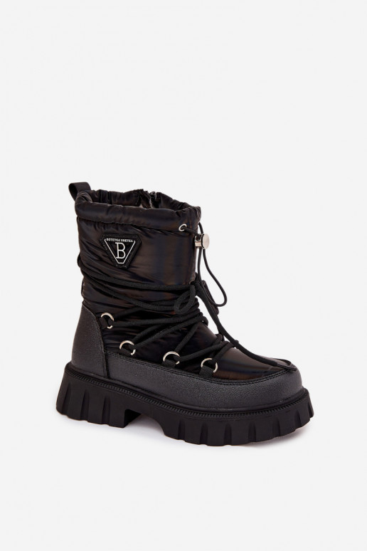 Sniega apavi Melns Adelisse