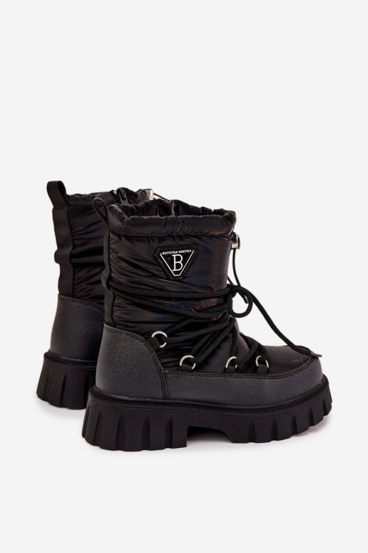 Sniega apavi Melns Adelisse