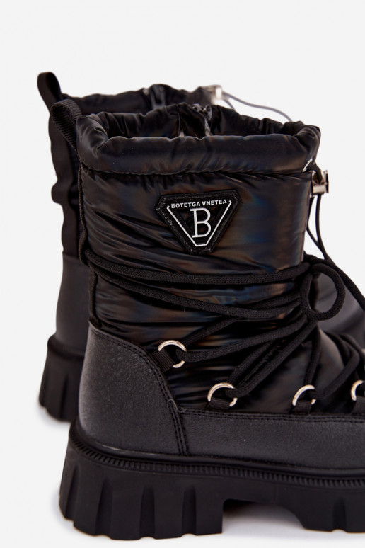 Sniega apavi Melns Adelisse