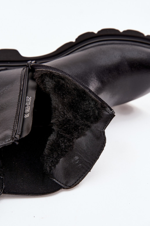 stilīgi puszābaki  siltināti  Melns Rivelia