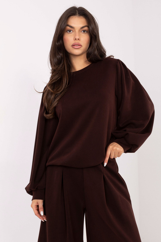 Tumši brūna blūze