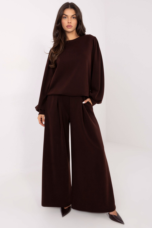 Tumši brūna blūze