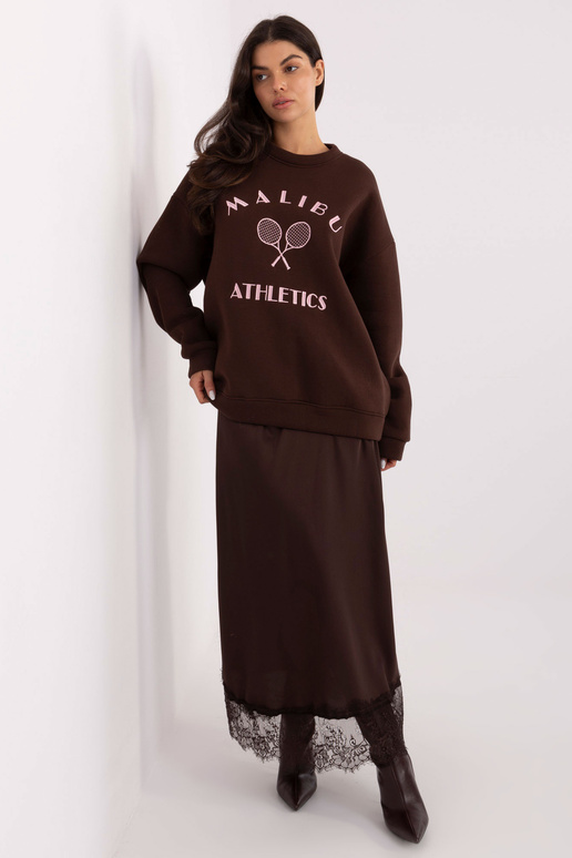 Tumši brūna blūze