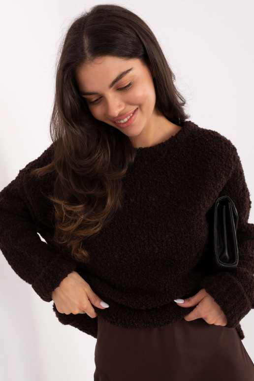 Džemperis tumši brūns