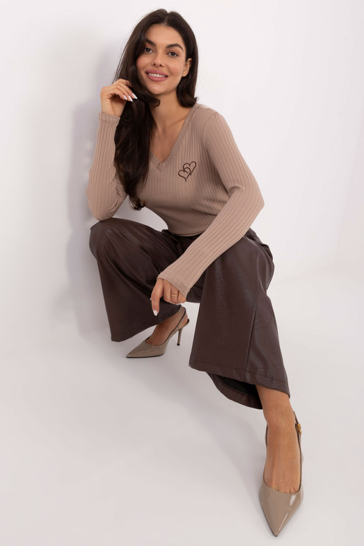 Blūze tumši smilškrāsas