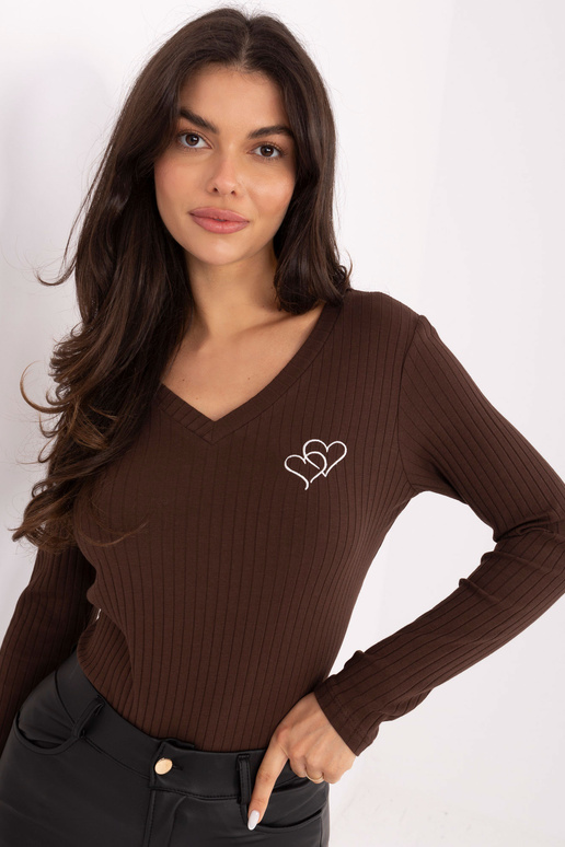 Blūze tumši brūna
