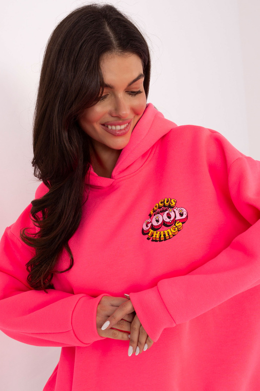 Fluorescējoši rozā blūze