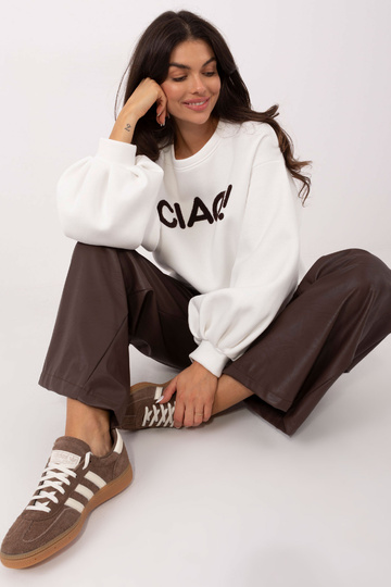 Ekrū krāsas T-krekls ar... 2