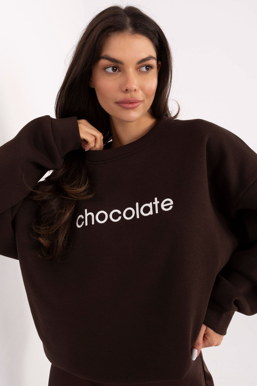 Tumši brūna blūze