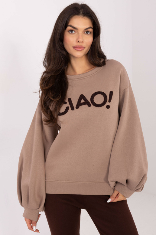 Tumši smilškrāsas blūzons