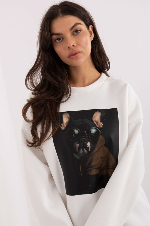 Ekrū krāsas zils blūzons