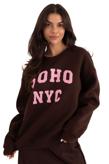 Blūze MJ tumši brūna 2