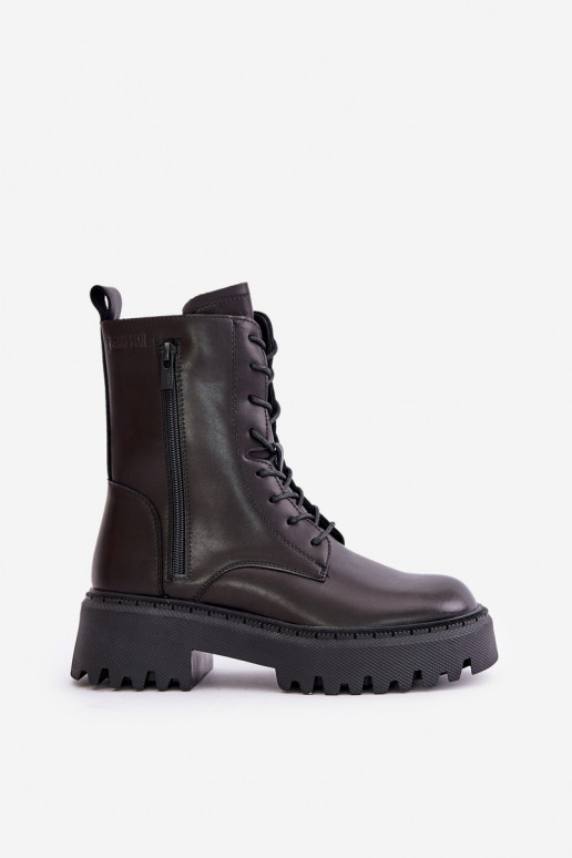   siltināti zābaki  Big Star OO274A387 Melns