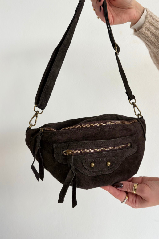 Soma  Z Naturalnego Zamszu Czekoladowa Romilly