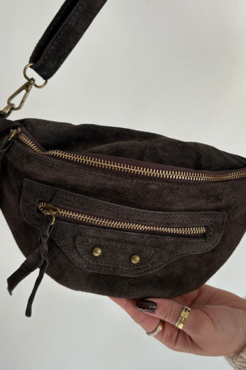 Soma  Z Naturalnego Zamszu Czekoladowa Romilly 2