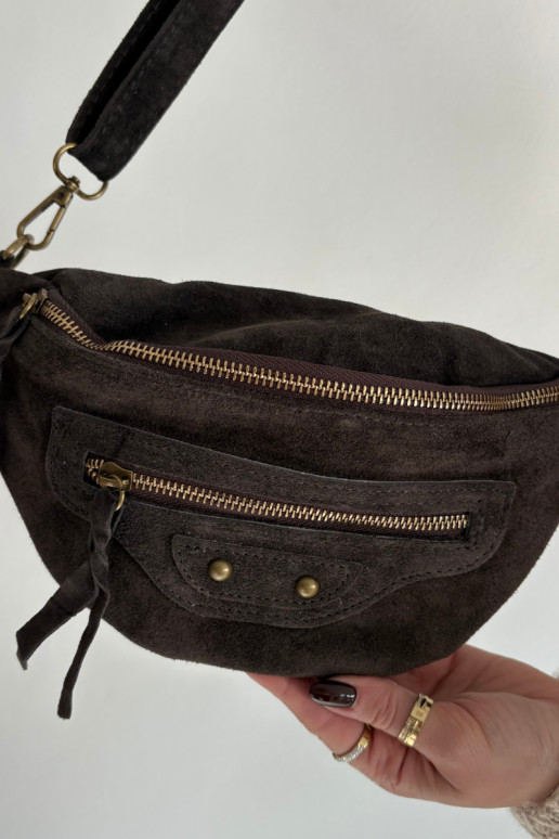 Soma  Z Naturalnego Zamszu Czekoladowa Romilly