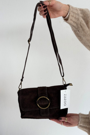 Skórzana Zamszowa Soma Czekoladowa Jessel