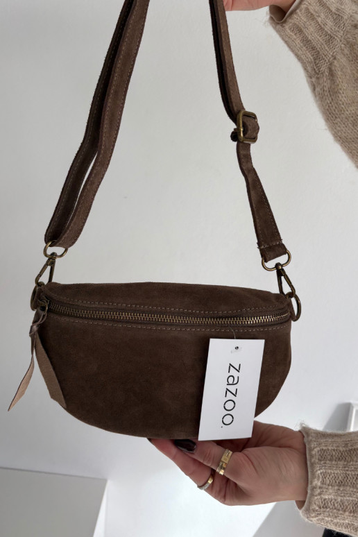 Skórzana Zamszowa Soma  Czekoladowa Wessa