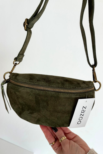 Skórzana Zamszowa Soma  Zaļas krāsas Wessa