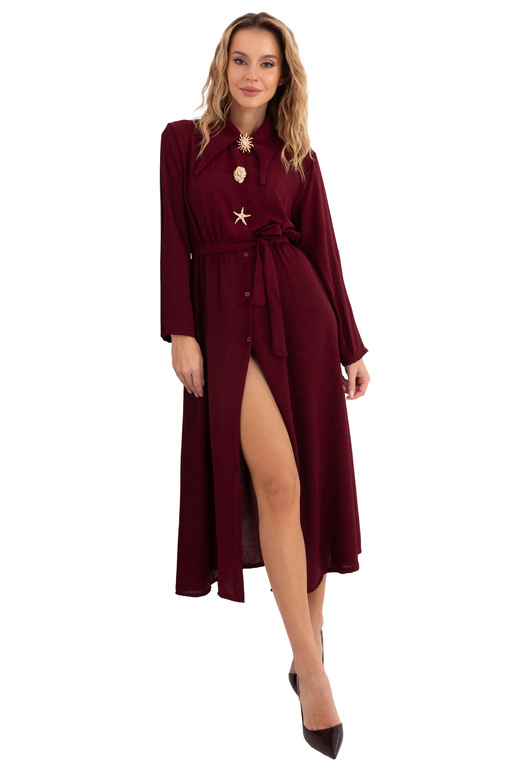 Kleita bordo krāsā