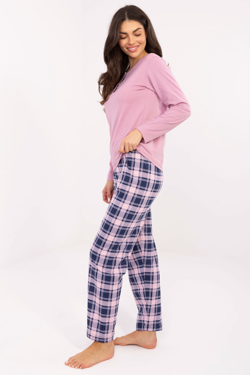 Pidžama tumši rozā