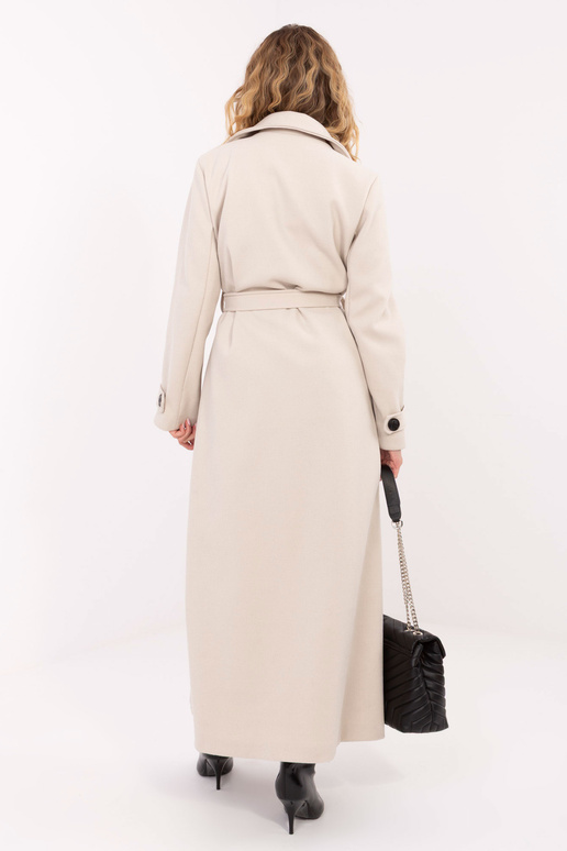 Mētelis gaiši smilšu krāsā