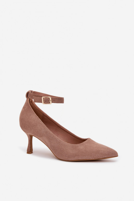 augstpapēžu kurpes Kurpes Z u smilšu krāsas Devoria