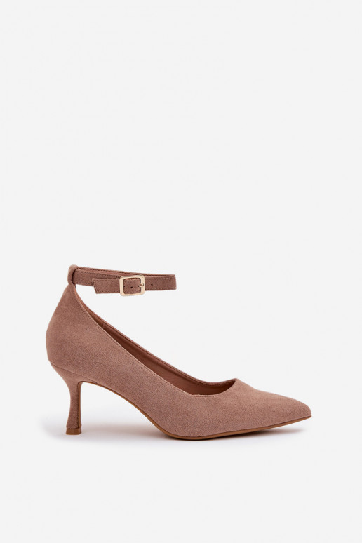 augstpapēžu kurpes Kurpes Z u smilšu krāsas Devoria