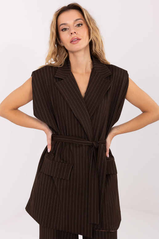 Veste tumši brūnā krāsā IT