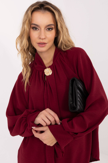 Blūze MI BZ bordo krāsā 2